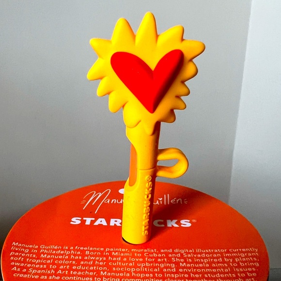 NWT Starbucks Fall 2023 24 Oz Venti Tumbler Manuela Guillén Hi Holla Tumbler! - Picture 3 of 5